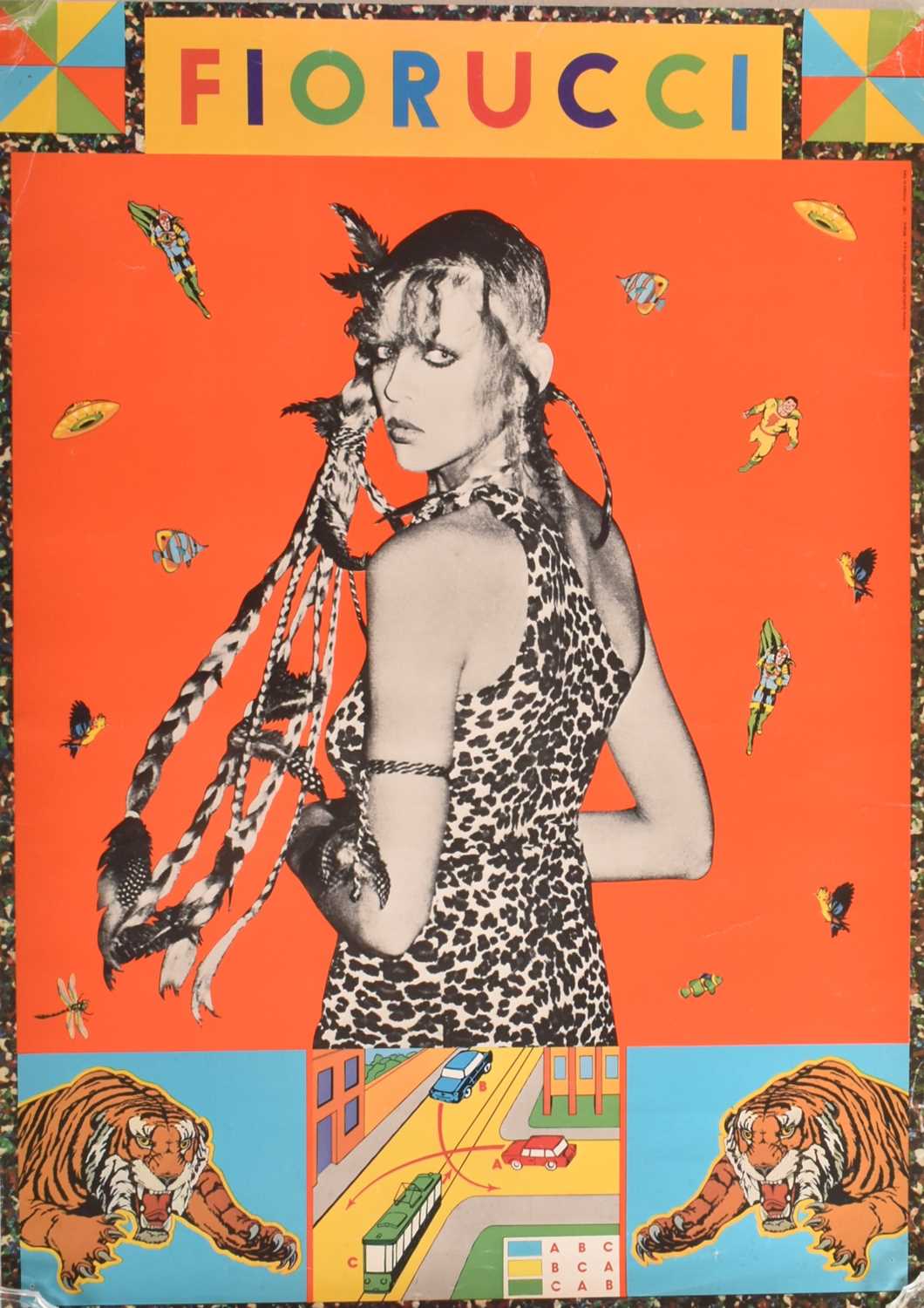 Lot 66 - FIORUCCI - 1980S ITALIAN FULL-COLOUR FASHION POSTER