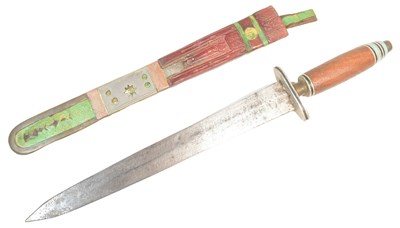 Lot 332 - SILVER MOUNTED TUAREG DAGGER