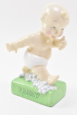 Lot 113 - VINTAGE ADVERTISING - ROYAL DOULTON FAIRY LIQUID BABY PORCELAIN FIGURINE