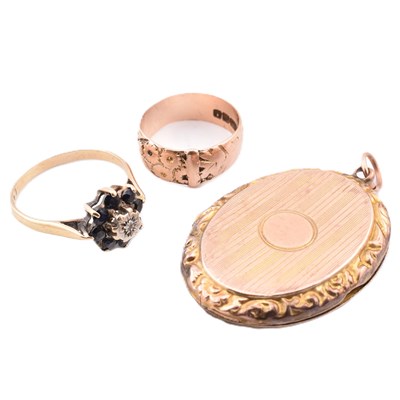 Lot 379 - COLLECTION OF GOLD JEWELLERY