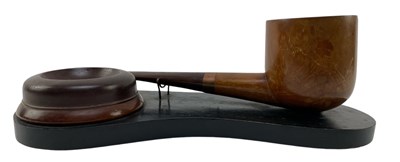 Lot 74 - VINTAGE MID CENTURY OVERSIZED PIPE & ASHTRAY SHOP DISPLAY