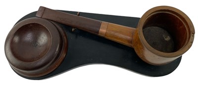 Lot 74 - VINTAGE MID CENTURY OVERSIZED PIPE & ASHTRAY SHOP DISPLAY