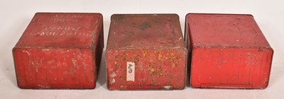 Lot 34 - PETROLIANA - SELECTION OF SEVEN VINTAGE PETROL CANS