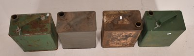 Lot 34 - PETROLIANA - SELECTION OF SEVEN VINTAGE PETROL CANS