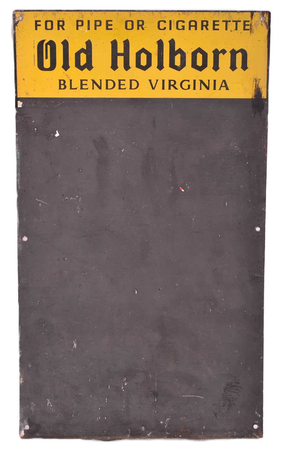Lot 46 - OLD HOLBORN BLENDED VIRGINIA TOBACCO - ADVERTISING SIGN