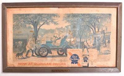 Lot 271 - BLUE RIBBON - MID CENTURY AMERICAN ADVERTISING SIGN