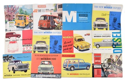 Lot 76 - MORRIS - SELECTION OF 12 ORIGINAL MORRIS SALES BROCHURES