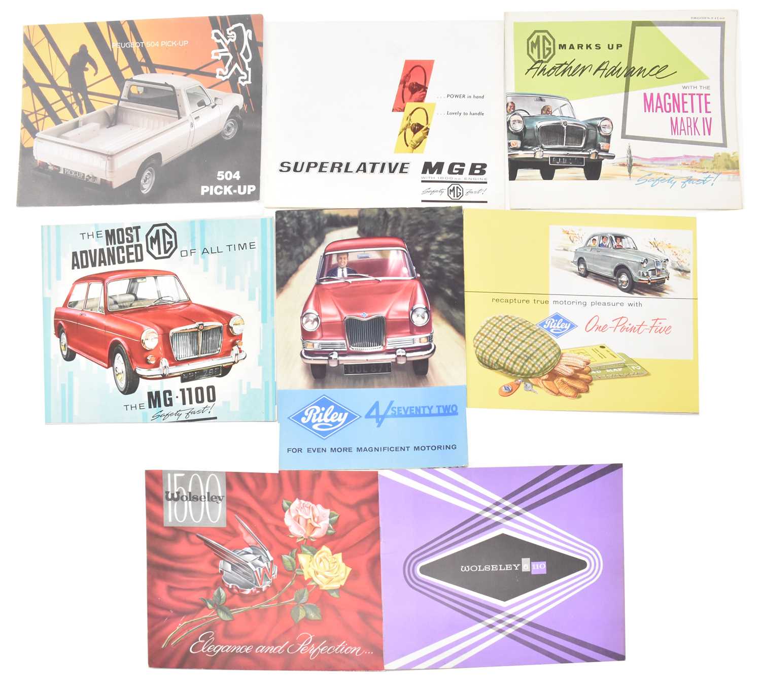 Lot 78 - WOLSELEY / RILEY / MG - SELECTION OF 8