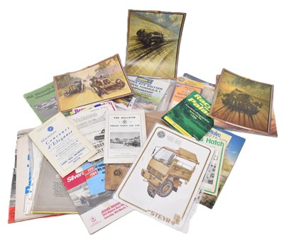Lot 95 - COLLECTION OF AUTOMOBILIA RELATED EPHEMERA