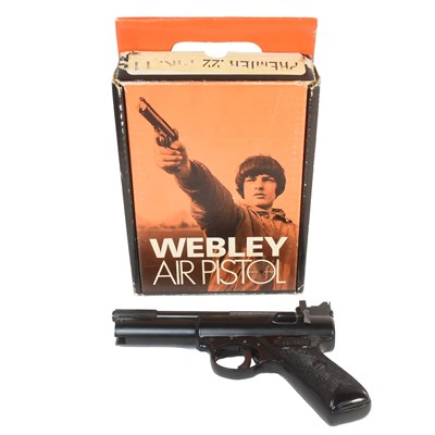 Lot 76 - VINTAGE WEBLEY MARK II BOXED AIR PISTOL