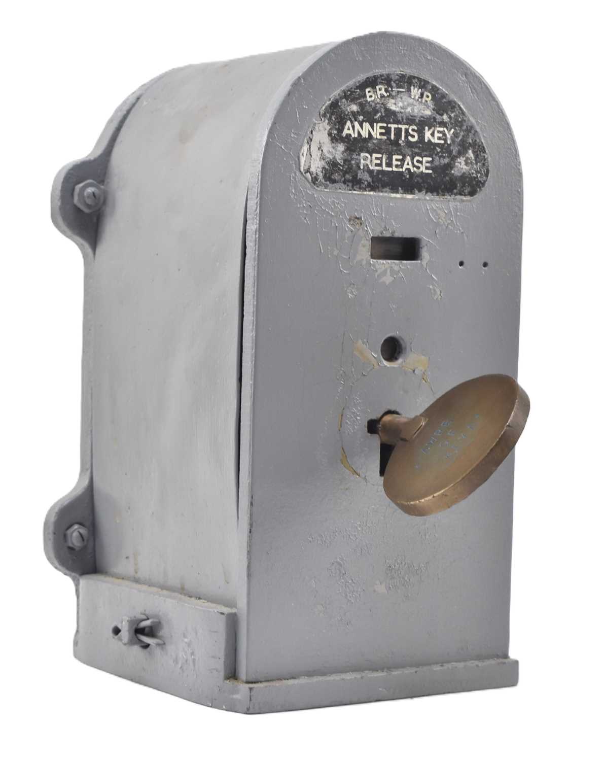 Lot 197 - RAILWAYANA - BRITISH RAILWAYS ANNETTS KEY RELEASE INSTRUMENT