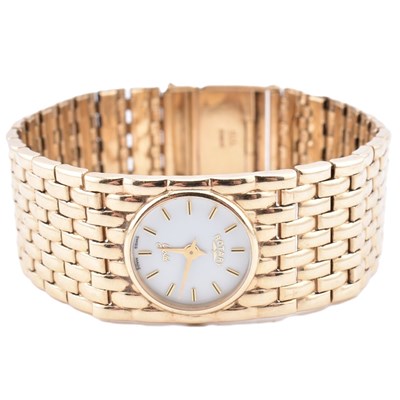 Lot 85 - HALLMARKED 9CT GOLD ROTARY WRISTWATCH