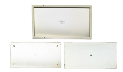 Lot 198 - RAILWAYANA - THREE VINTAGE RAILWAY ETCHED MIRRORS