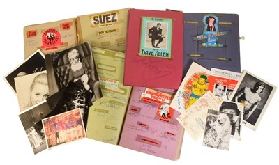 Lot 10 - AUTOGRAPHS - THREE ALBUMS FROM THEATRE ROYAL BATH'S DRESSER