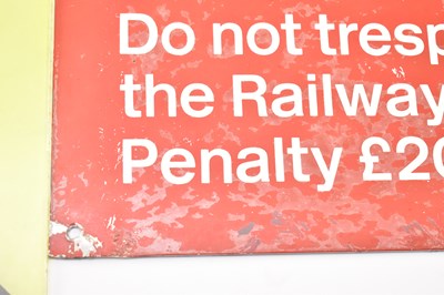 Lot 210 - RAILWAYANA - MIXED SELECTION OF SIGNS