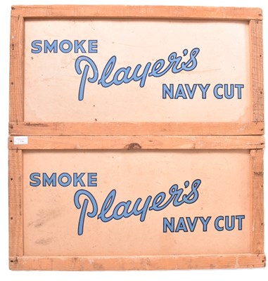 Lot 134 - PLAYER'S NAVY CUT - TWO ADVERTISING PANELS