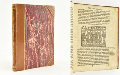 Lot 180 - HILL, THOMAS. 1608 THE ARTE OF GARDENING EARLY 17TH CENTURY EDITION WITH WOODCUTS