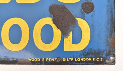 Lot 180 - SPRATTS BIRD SEEDS - MID CENTURY VINTAGE ENAMEL ADVERTISING SIGN