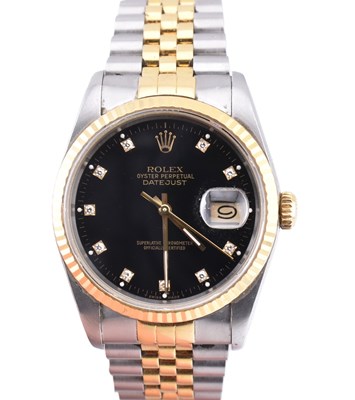Lot 50 - ROLEX OYSTER PERPETUAL DATEJUST WRISTWATCH
