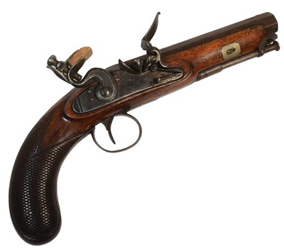 Lot 8 - 19TH CENTURY WILLIAMS & POWELL FLINTLOCK PISTOL