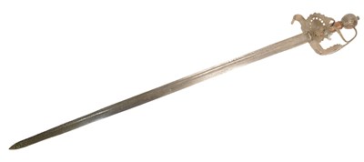 Lot 100 - MID 17TH CENTURY ENGLISH SWORD