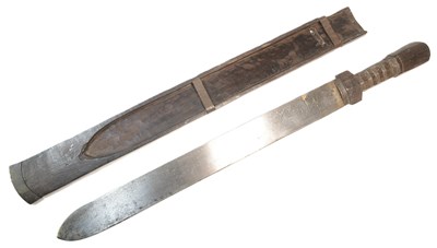 Lot 44 - EARLY 20TH CENTURY BHUTANESE SWORD