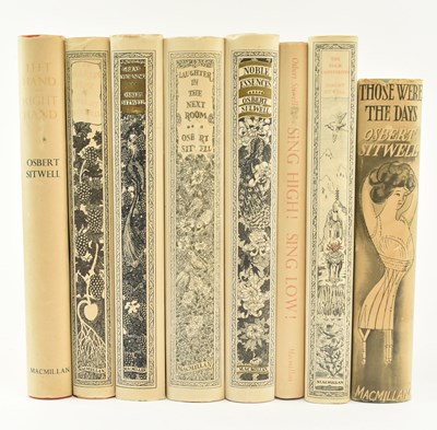 Lot 224 - SITWELL, OSBERT. 1945 LEFT HAND RIGHT HAND IN DUST WRAPPERS & OTHER TITLES