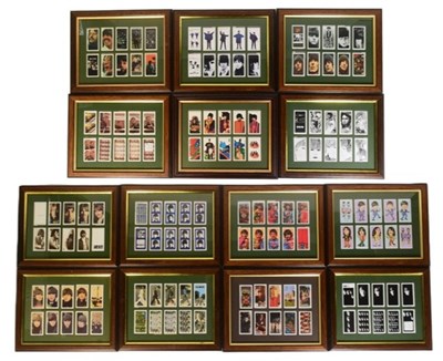 Lot 109 - THE BEATLES - WARUS - COLLECTION OF FRAMED TRADING CARD SETS