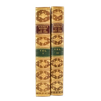 Lot 105 - BRITISH HISTORY. 1724-34 BISHOP BURNET'S HISTORY OF HIS OWN TIME IN TWO VOLUMES