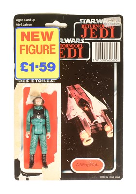 Lot 220 - STAR WARS - LAST 17 - PALITOY A WING PILOT ACTION FIGURE