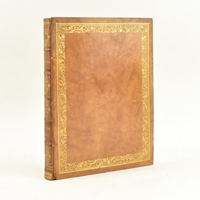 Lot 221 - LUCRETIUS. 1813 DE RERUM NATURA LIBRI SEX BINDING PRESENTED BY JOHN KEATE
