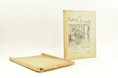 Lot 242 - SHERIDAN, RICHARD BRINSLEY. 1894 THE SCHOOL FOR SCANDAL IN DUST WRAPPER & BOX