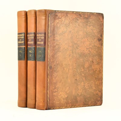 Lot 171 - SOMERSET LOCAL INTEREST. 1791 HISTORY AND ANTIQUITIES OF SOMERSET BY JOHN COLLINSON, 3VOL