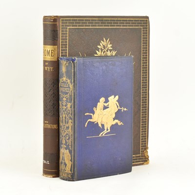 Lot 249 - ANCIENT ROME. 1852 POMPEIANA BY GELL & GANDY, WITH 1874 ROME BY FRANCIS WEY