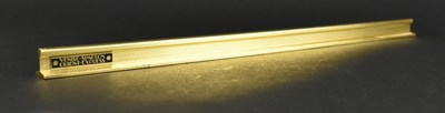 Lot 232 - RAILWAYANA - VENISE-SIMPLON ORIENT-EXPRESS BRASS STRIP