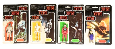 Lot 98 - STAR WARS - ORIGINAL VINTAGE PALITOY ACTION FIGURES WITH CARDS