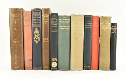 Lot 239 - WWI INTEREST. COLLECTION OF TEN SCHOOL ROLLS OF HONOURS & REGISTERS