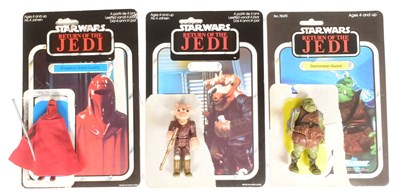 Lot 23 - STAR WARS - ORIGINAL PALITOY / KENNER ACTION FIGURES WITH CARD BACKS