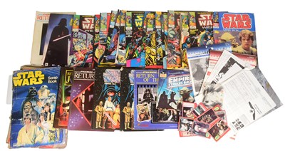 Lot 35 - STAR WARS - COLLECTION OF VINTAGE EPHEMERA, PAPERWORK & OTHER ITEMS