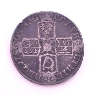 Lot 525 - 1708 QUEEN ANNE POST UNION SILVER CROWN COIN