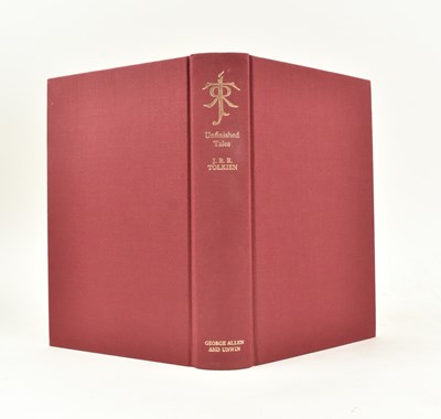Lot 41 - TOLKIEN, J. R. R. 1980 UNFINISHED TALES ED. CHRISTOPHER TOLKIEN IN DUST WRAPPER