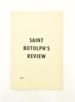 Lot 290 - TED HUGHES & SYLVIA PLATH. SCARCE 1956 SAINT BOTOLPH'S REVIEW