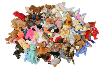 Lot 107 - BEANIE BABIES - COLLECTION OF X50 ORIGINAL TY BEANIE BABIES