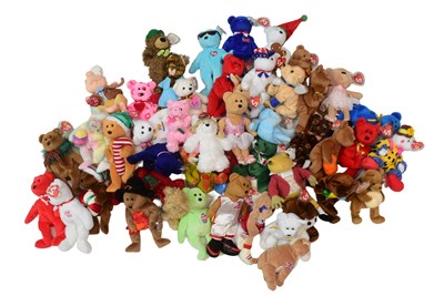Lot 108 - BEANIE BABIES - COLLECTION OF X50 ORIGINAL TY BEANIE BABIES