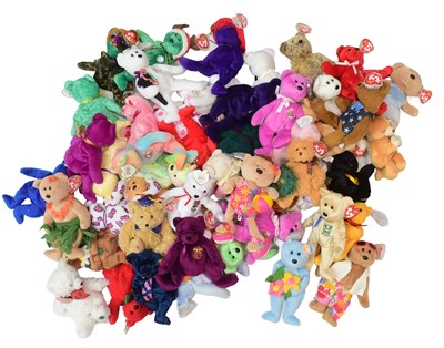 Lot 110 - BEANIE BABIES - COLLECTION OF X50 ORIGINAL TY BEANIE BABIES