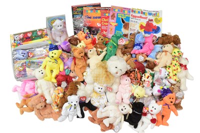 Lot 111 - BEANIE BABIES - COLLECTION OF X55 ORIGINAL TY BEANIE BABIES