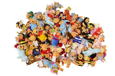 Lot 115 - WINNIE THE POOH - DISNEY STORE BEANIE PLUSH TOYS