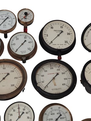 Lot 119 - COLLECTION OF 20TH CENTURY MARINE PRESSURE GAUGES