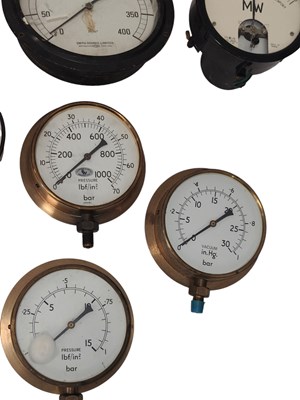 Lot 119 - COLLECTION OF 20TH CENTURY MARINE PRESSURE GAUGES