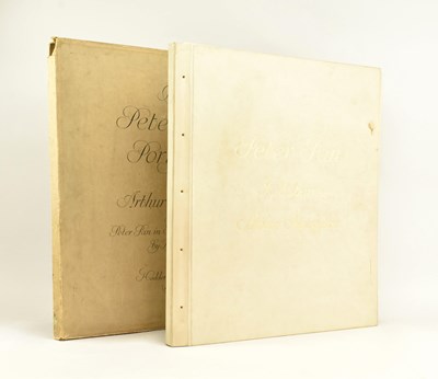 Lot 20 - RACKHAM, ARTHUR. 1912 PETER PAN PORTFOLIO LIMITED EDITION IN ELEPHANT PORTFOLIO & ORIG. BOX